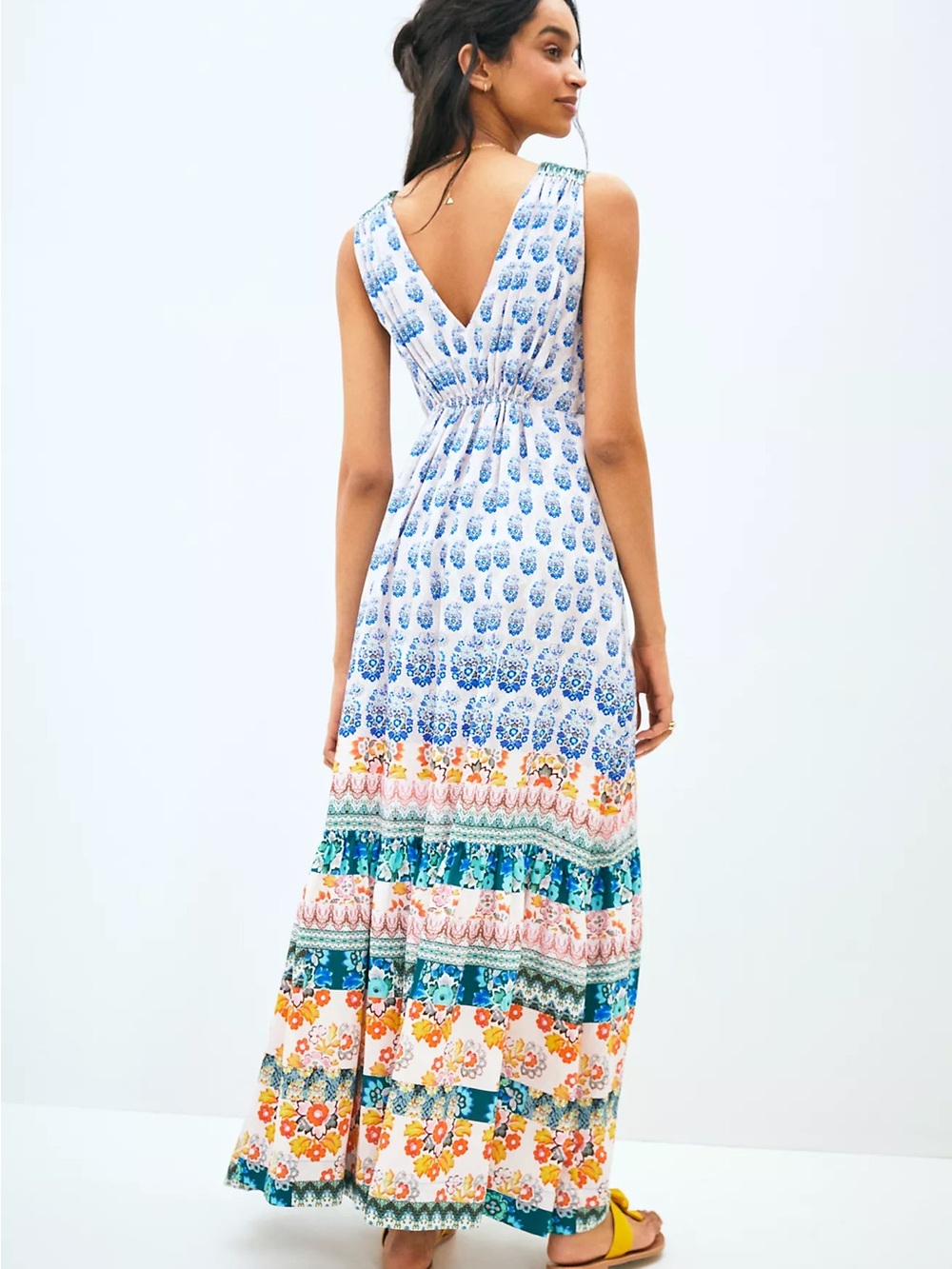 Anthropologie Gathered Maxi Dress - Picture 4 of 9
